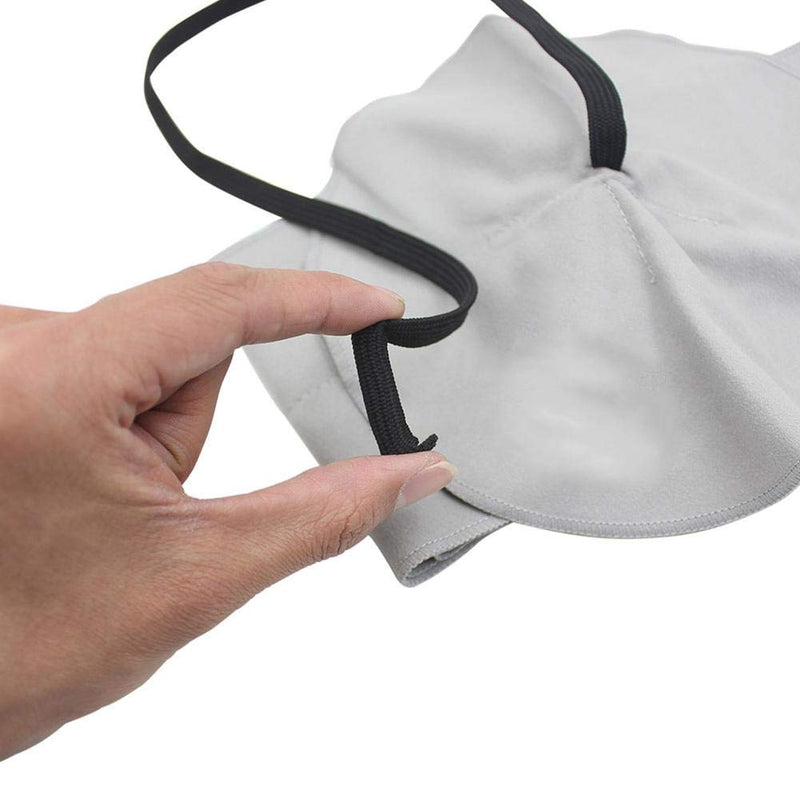 Sax Cleaning Cloth Ultrafine Fiber Material Saxophone Cleaner Cloth Pull Through Cloth for Sax Inside Tube(Gray) Gray
