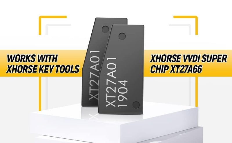 Xhorse Super Chip, VVDI Super Transponder Chip, XT27A01 XT27A66 Transponder for ID46/40/43/4D/8C/8A/T3/47(Pack of 10)