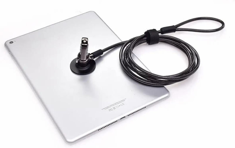 I3C Laptop Cable Lock, 4 Digital Combination Lock, Security Computer Cable Lock, Anti Theft Combination Lock for iPad Tablet Laptop MacBook Dell HP Lenovo Samsung Android and Other Device (2set) Universal Combination Lock-value set (2pcs) password+black