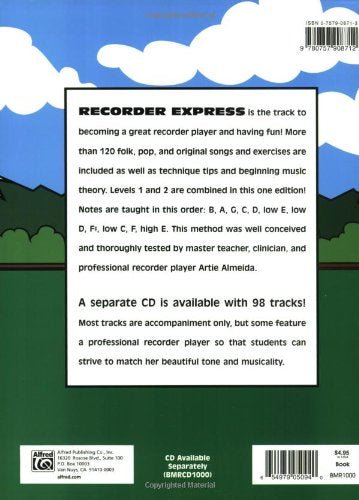 Recorder Express: Soprano Recorder Method for Classroom or Individual Use
