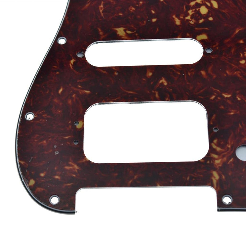 [AUSTRALIA] - Dopro 11-Hole Strat HSS Guitar Pickguard 3-Screw Humbucking Pickup Mount Fits American Fender Stratocaster Vintage Tortoise 