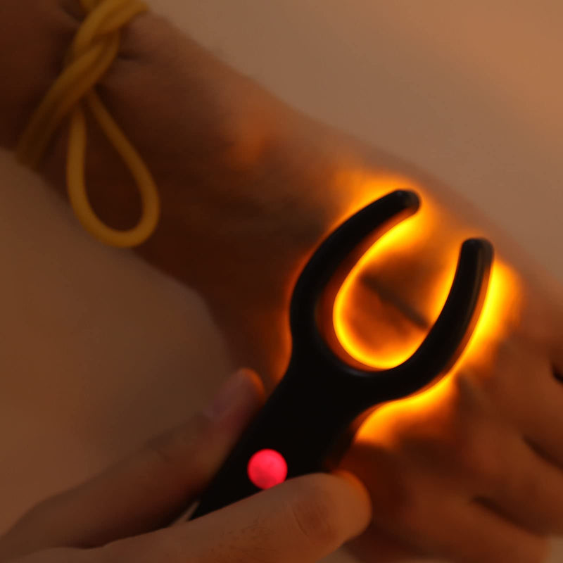 Vein Detector, Portable Vein Finder, Rechargeable Infusion Vein Lighting Light with Tourniquet Auxiliary Rubber Band for Patients