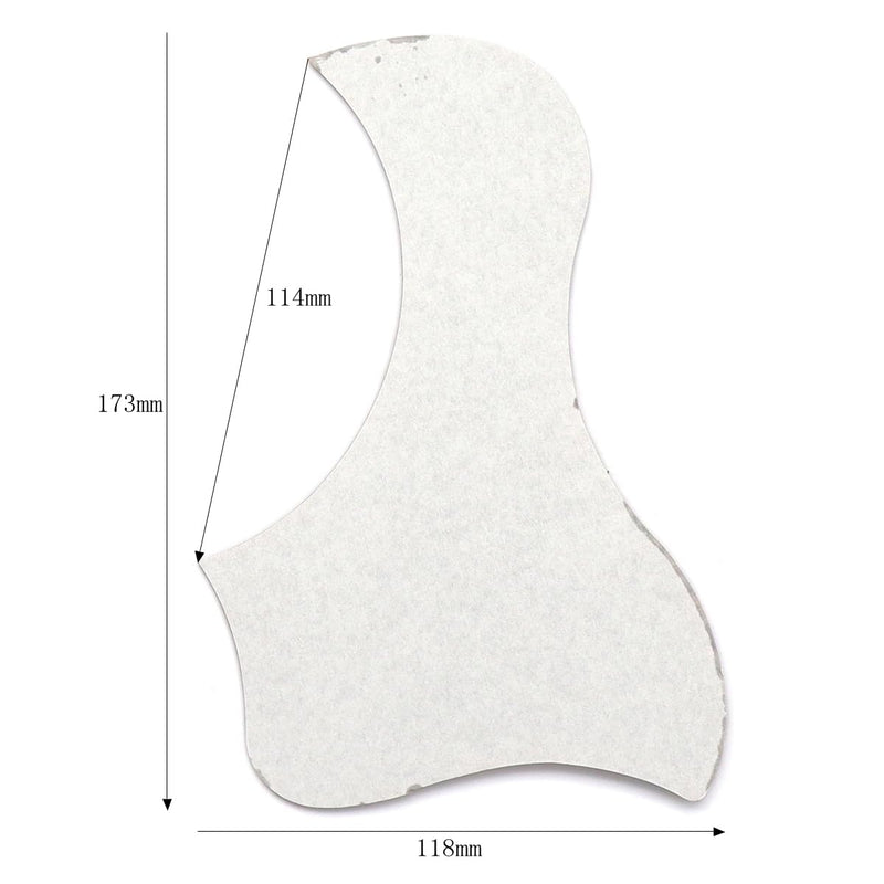[AUSTRALIA] - Thickening Self Adhesive Acoustic Guitar Pickguard Scratch Plate for Taylor Acoustic Guitar Replacement parts (Wood Grain) Wood Grain 