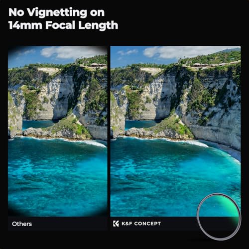 K&F CONCEPT 55mm MCUV Lens Protection Filter High Definition Optical Glass