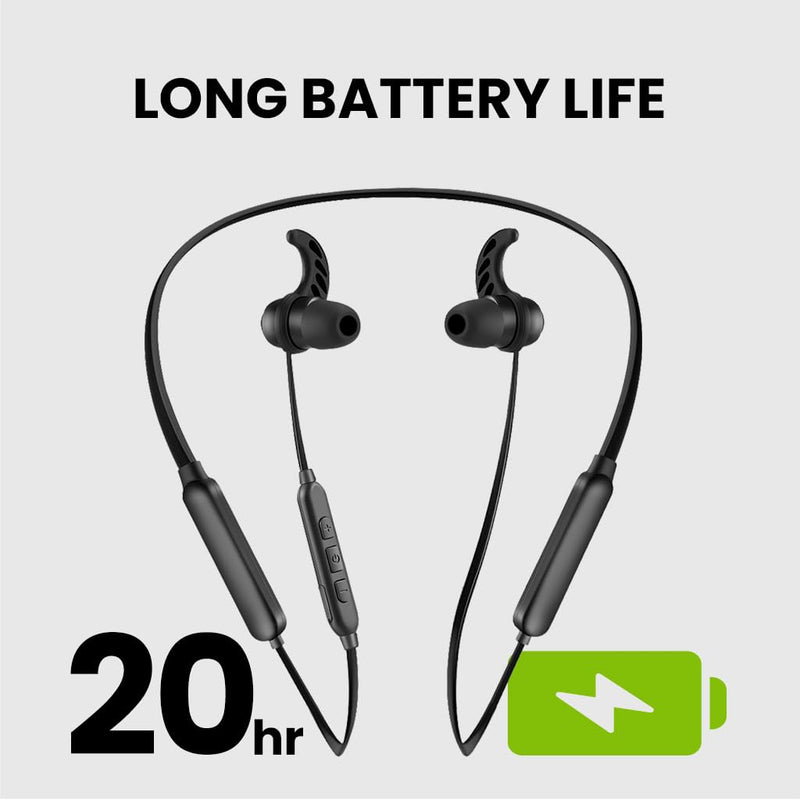 Avantree NB16-Q - aptX Adaptive Bluetooth Neckband Earbuds | Comfortable neckband earbuds with Bluetooth 5.2, Qualcomm aptX Adaptive. New Model