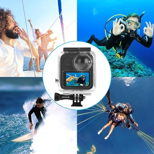 Ultimate Underwater Dive Housing Case Compatible with GoPro MAX – 40m/131ft Waterproof Protective Shell with Corrosion-Resistant PC & Tempered Glass Lens 2019
