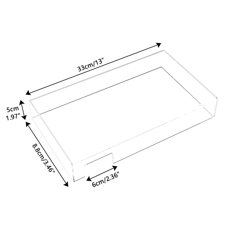 Premium Acrylic Midi Keyboard dust cover Reserved wire trough, waterproof and dustproof, compatible with AKAI MPK Mini MK3 keyboard protective