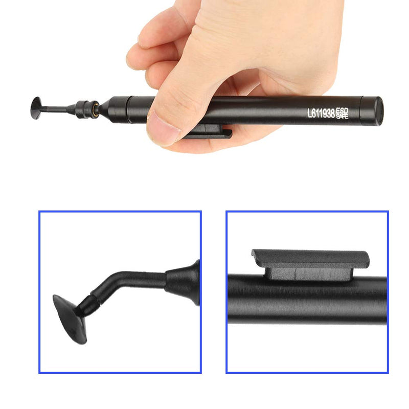 Vacuum Pen Suction Pen L611938 Vacuum Suction Spring with 6 Suction Cups and 2 Suction Tips for IC SMD, Default