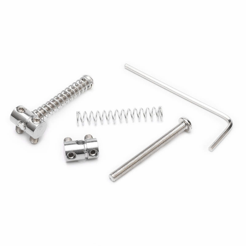 [AUSTRALIA] - Zinc Alloy Bridge Saddles Bass Compensated Saddles for 6 Tone Tele Bass Electric Guitar (12 Pack, Silver) 