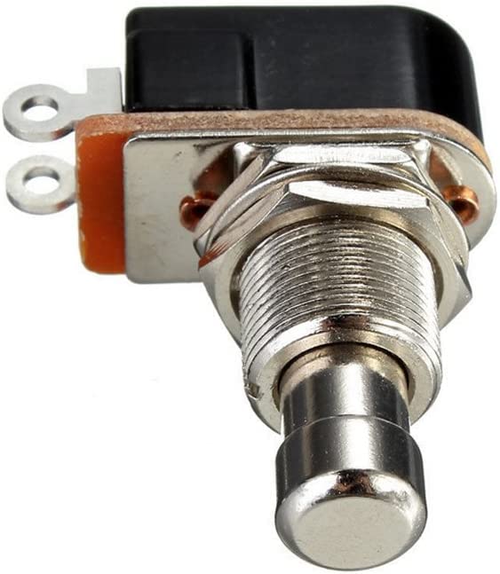 2pcs Momentary Soft Touch Foot Switch Normally Open SPST 2 PIN Stomp Box Push Button Footswitch for Guitar Effect Pedal 2pin Footswitch