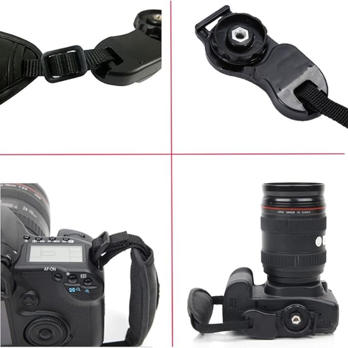 Acuvar Padded Adjustable Hands Wrist Strap for Cameras & Camcorders – Comfortable, Durable, and Secure Hand Strap for DSLR, Mirrorless, and Compact Cameras