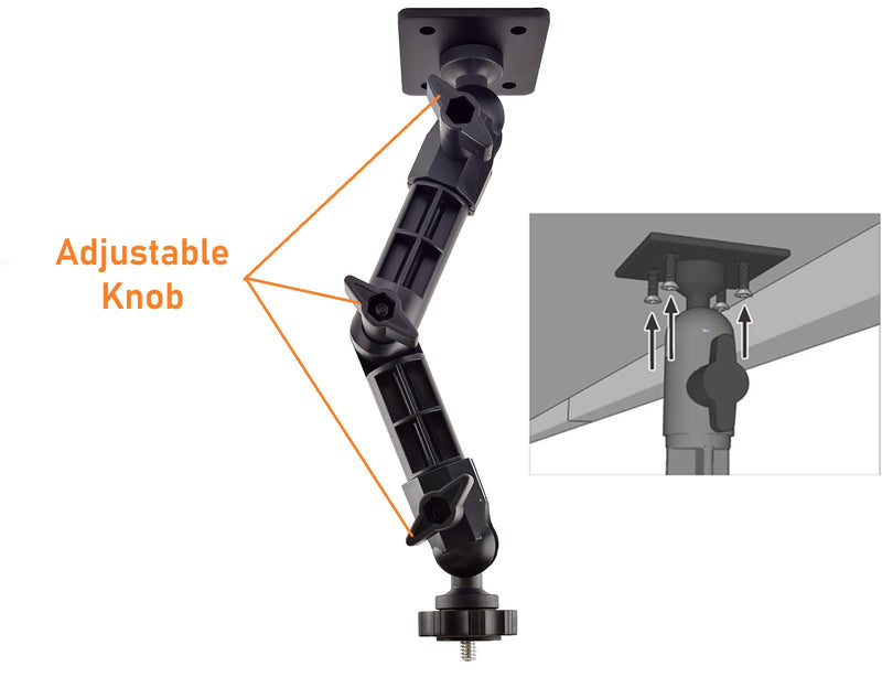 Phone Wall Mount Holder Bracket Compatible with iPhone 17 16 15 14 13 12,11,XR,X,Xr,9,8,8 Plus Pro Max 9 inches Length
