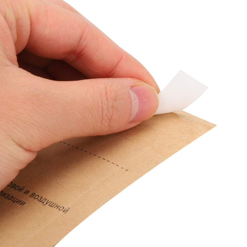 100 x Autoclave Sterilisation Bags, Disposable Self Seal Steriliser Bags for Nail Tools, Teeth Sterilisation Bag for Beauty (75 x 150 mm)