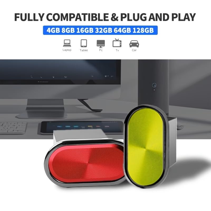 16GB USB 2.0 Bulk Small Size USB Flash Drive SUNKANGKIE Ultra Slim Thumb Drive USB Memory Stick Drive Data Stick Expansion Disk Nano Thumb Drive (Green, 16GB) Green 1