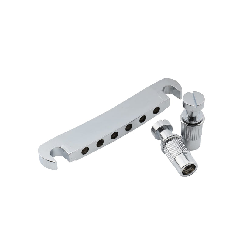 Musiclily Pro 52.5mm Tune-o-matic Stop Tailpiece for 6-string Epiphone Les Paul SG Style Electric Guitar, Chrome