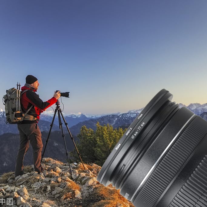 67mm Lens to 52mm Camera Lens Adapter 67mm to 52mm Step Down Ring Adapter Ring for All Brands of UV ND CPL, with Premium Lens Wiping Cloth 2 Pack (67mm-52mm) 67mm-52mm