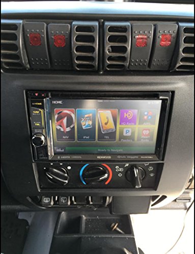 Double Din Dash Kit for Jeep Wrangler | Compatible with Jeep Wrangler, 2003-2006