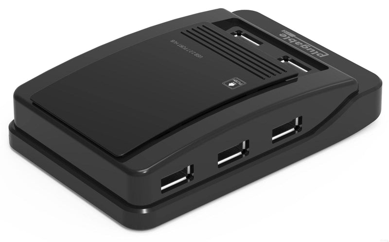 Plugable USB 2.0 7-Port High Speed Hub with 15W Power Adapter