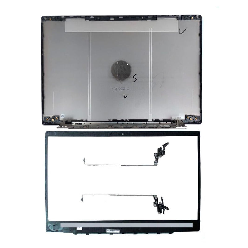 New Replacement Laptop LCD Cover Back Rear with Hinges and Front Bezel Frame for HP Pavilion 15 CS 15-CS 15-CW 15T-CS 15Z-CW Series L23879-001 Gray