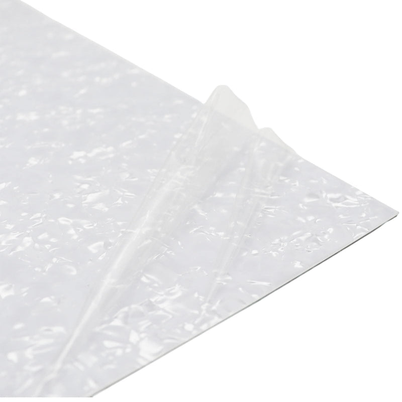 [AUSTRALIA] - 3-Ply 9.5x12 Inch Guitar and Bass Material Blank Pick Guard Scratch Plate Sheet for Jazz Precision Bass Blank Strat Tele Electric Guitar Scratch Plate Material DIY Replacement Backplate(White pearl) White pearl 