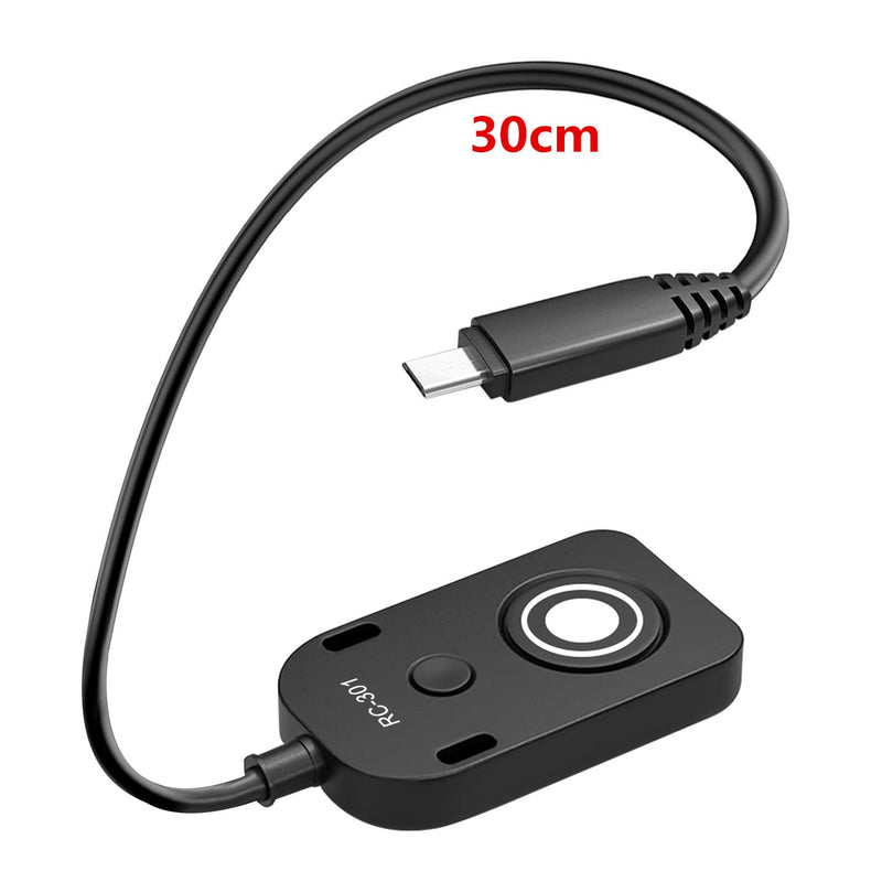 [AUSTRALIA] - Small Release Shutter Remote Control Cable RC-301 S2 for Sony Support Video Camera Cable a7m4 a7r4 a7r2 r3 m2 a9 a1 a6600 a6500 (30cm/12in) 