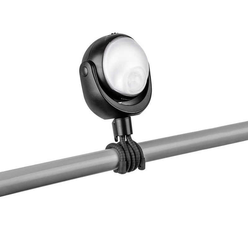 [AUSTRALIA] - Limitless Innovations Lumenology Portable LED Motion Sensor Light Provides 148 Lumens with a 13 ft Detectable Range and Flexible Tripod Base with Magnetic Option – Indoor/Outdoor (Black) Black 