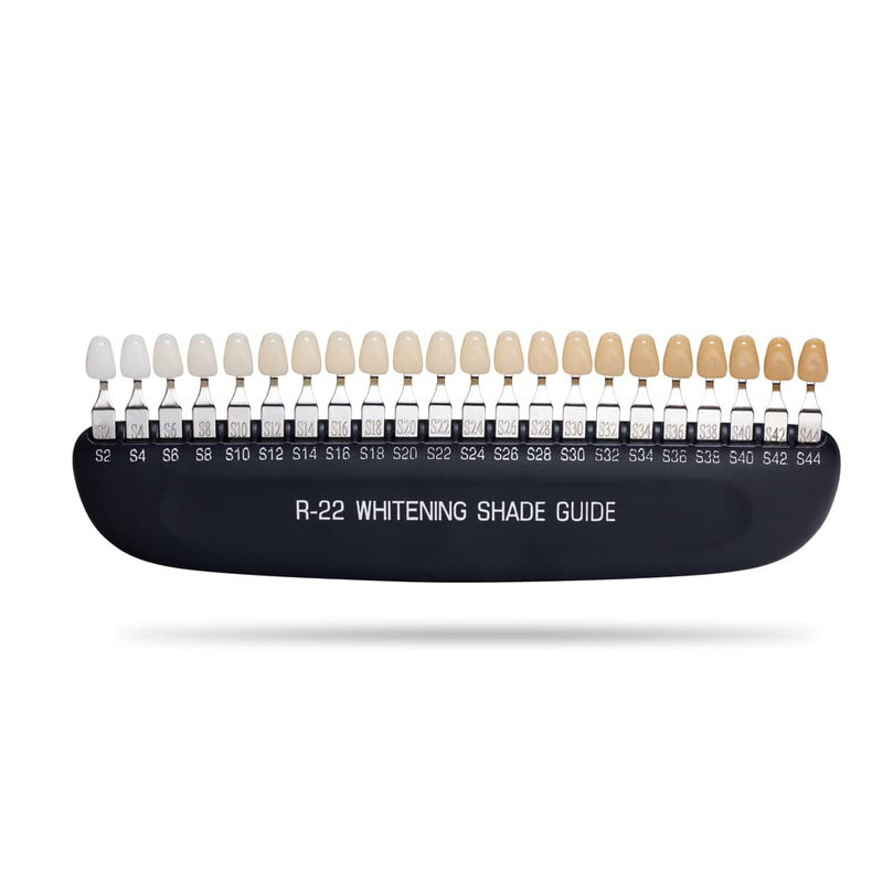 3D Professional R-22 Clinic Salon Teeth Whitening Shade Guide, Digital Tooth Teeth Shade Guide Teeth Whitening Device