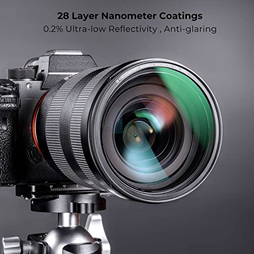 K&F CONCEPT 67mm Magnetic Polarizing Filter + Magnetic Basic Ring Kit