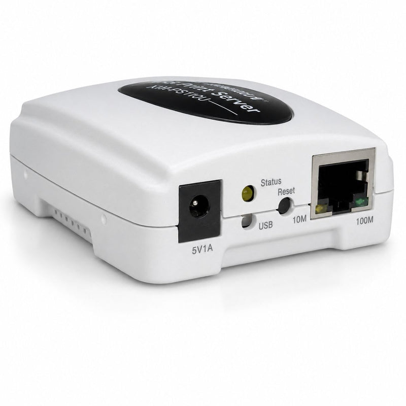 X-MEDIA XM-PS110U 1-Port 10/100Mbps Fast Ethernet USB Print Server | USB 2.0 Port Network Print Server