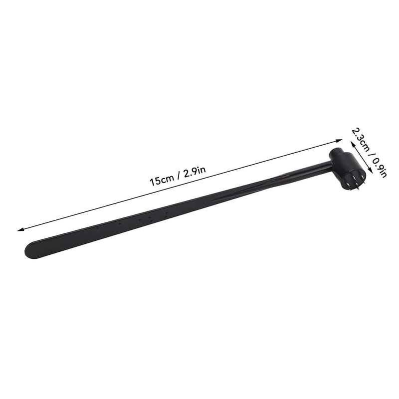 Fafeicy 5 x 7 Pin Plum Blossom Dermal Hammer, Plum Blossom Dermal Hammer for Industry, Rounded and Pointed, ABS and Stainless Steel Material