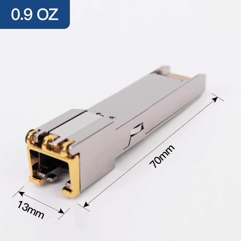 4PCS 1000BASE-T Gigabit SFP to RJ45 Copper Ethernet Modular Transceiver for Cisco,Meraki,Ubiquiti,D/TP Link,Supermicro,Netgear,Broadcom, 1.25G SFP-T CAT5E/CAT6 up to 100m Mikrotik S-RJ01 4PCS 1.25G SFP-RJ45