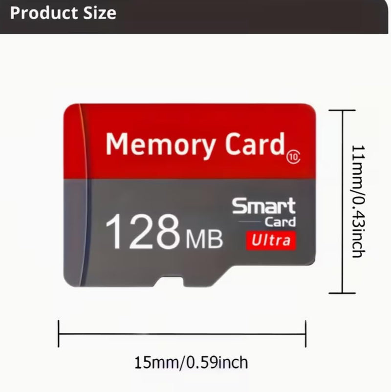 1Pc 8G Micro TF Flash Storage Card Red Gray Portable Memory Card | Class 10 High Speed TransFlash Card For Camera Phone Car Audio Surveillance Recorder 8GB