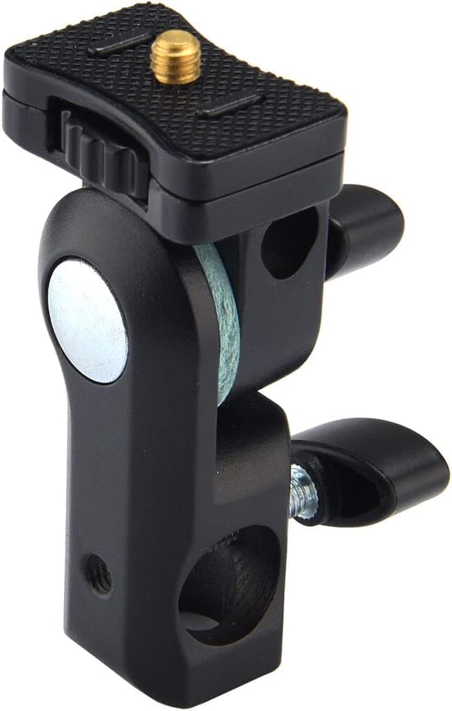 Godox Umbrella Mount Flash Bracket AD200 Accessories - Model AD-E2 with Stable Support, 1/4 Inch Screw, and Cold Shoe Mount for , V1,V860III, TT600, AD200Pro, AD300Pro