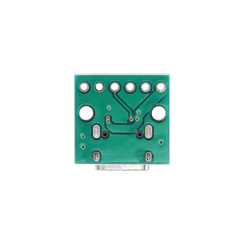 PENGLIN Pack of 10 USB Type C Female to DIP Adapter with Test Board 2.54 mm Pitch, USB 3.1 Type C to 6P DIP Adapter Converter for DIY