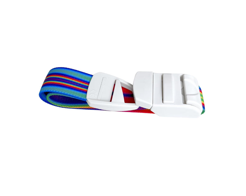 Rolseley Medical Tourniquet Compression Bandage with Abstract Multicolor V2 Pattern with ABS Plastic Buckle Latex Free Elastic Band Perfect for Doctors, Nurses and Paramedics