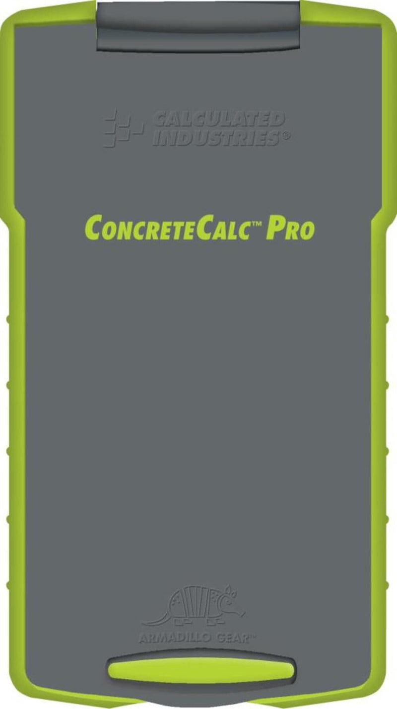 Calculated Industries 4225 ConcreteCalc Pro Advanced Feet-Inch-Fraction, Metric Construction-Math Calculator Tool for Concrete, Masonry, Paving Contractors and Estimators | Advanced Feet-Inch-Fraction, Metric, For Concrete, Masonry, Paving Contractors ...