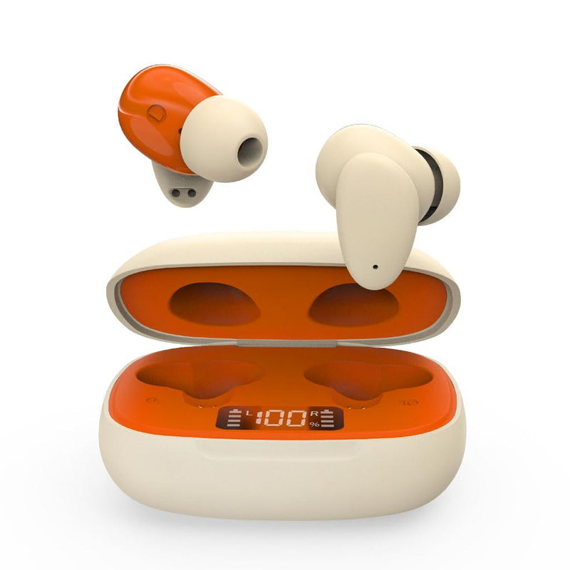 Avantree SoundJet R1& Clan N1 Bundle - Airplane Bluetooth 5.3 Adapter - Active Noise-Canceling Wireless Earbuds for Music, Calls While Commuting with Hybrid ANC, Transparency Mode