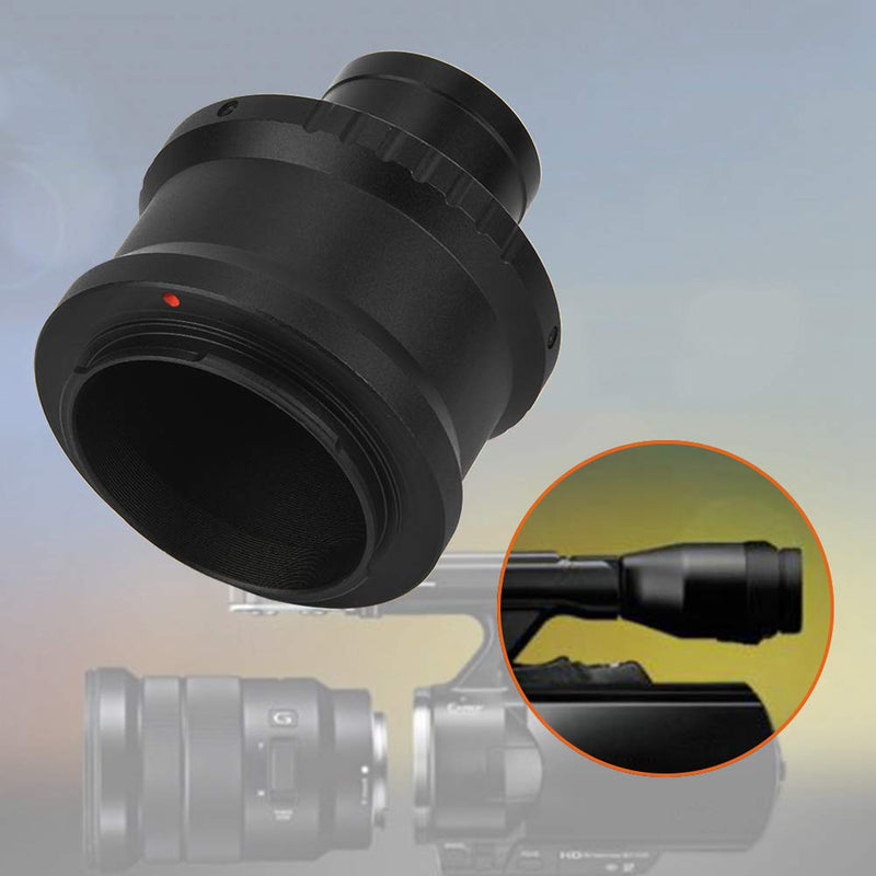 [AUSTRALIA] - T2-NEX Metal 1.25 inch Telescope Mount Adapter Ring to fit for NEX E Mount Camera, Black 