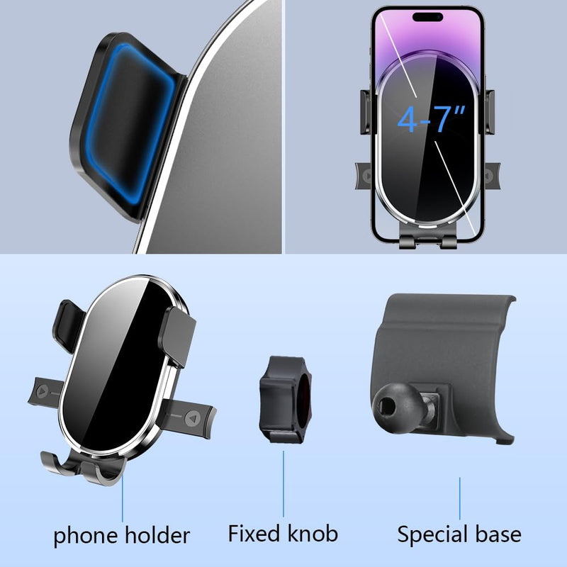 Car Phone Holder for Audi A6 A7 S6 S7 RS6 RS7 2012 2013 2014 2015 2016 2017 2018 Allroad Auto Accessories Navigation Bracket Interior Decoration Dashboard Cell Mobile Phone Mount case Accessory for 2012-2018 Audi A6 A7 S6 S7 RS6 RS7