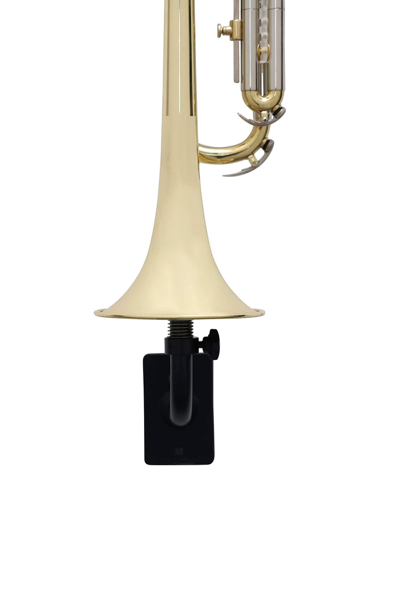 Gator Frameworks Recital Series Wall Hanger for Standard Sized Trumpets; (GFW-TRUMPETHNGR-BLK) Trumpet