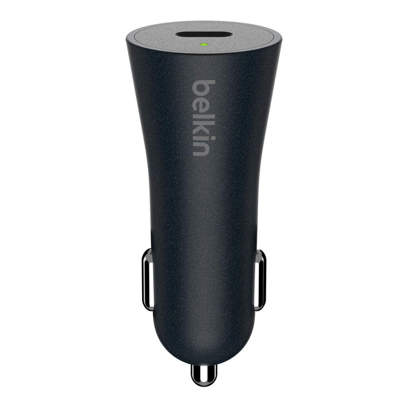 Belkin Boost Charge 27W Quick Charge 4+ Car Charger with 4ft/1.2m USB-C to USB-C Cable (Quick Charge 4+ Charger) (F7U076bt04-BLK)