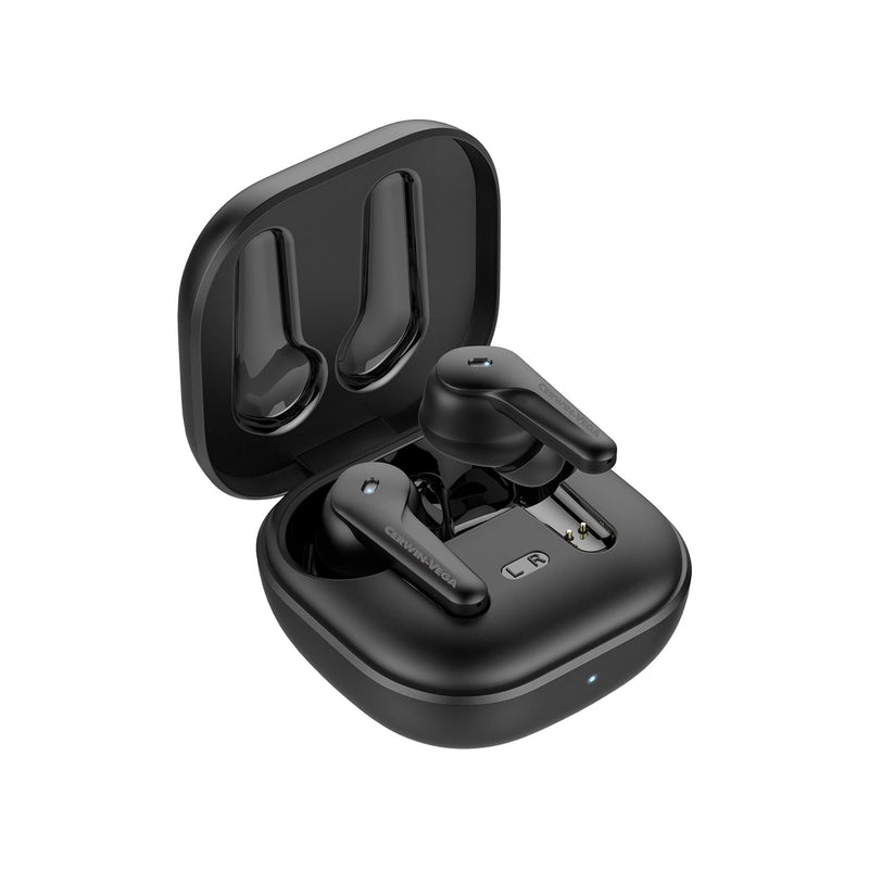 CERWIN-VEGA! Vega Earbuds - Immersive Sound with Active Noise Cancellation, Sweat & Waterproof Design, Seamless Bluetooth Connectivity - Best Earbuds for Gaming, Workout, Running, Sports - EB1