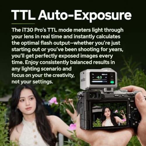 Godox iT30Pro S TTL Mini Camera Flash for Sony ZV-E10 a7IV a7CII a6700 ZV‑1 iT30 Pro S