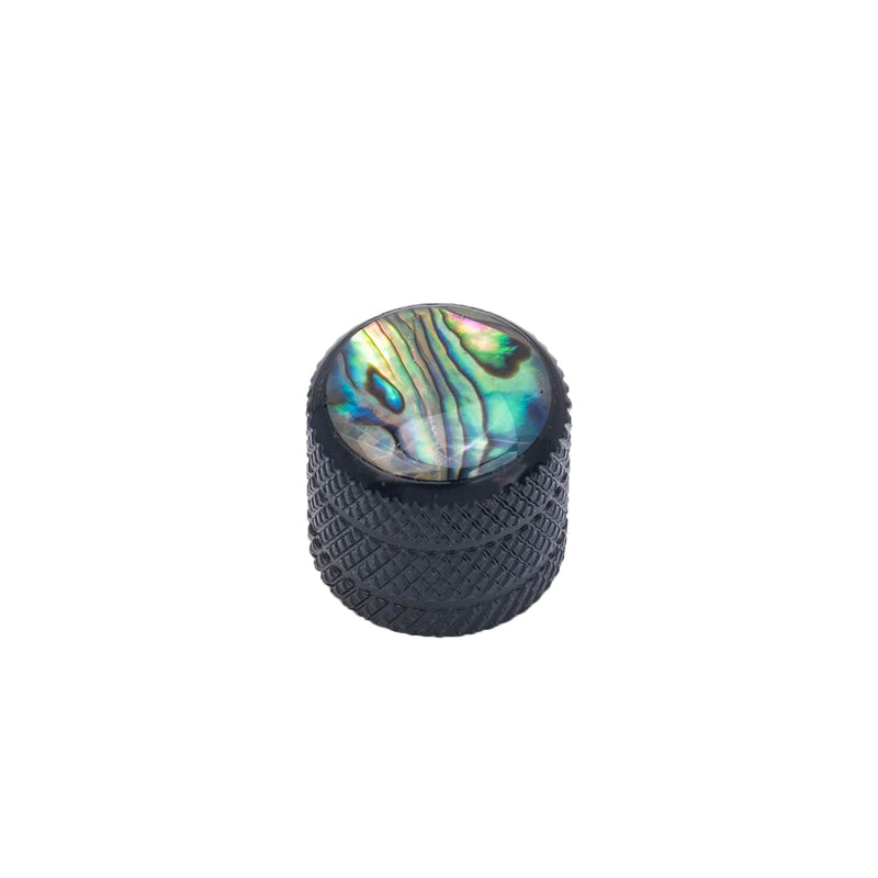 4Pcs Metal Guitar Knobs Volume Tone Control Knob Dome Tone Knobs for Electric Guitar Bass Replacement Parts, Black (Pattern D) Black (Pattern D) 4