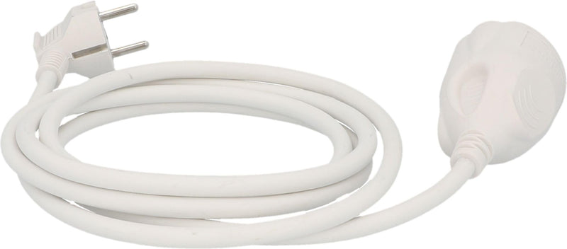 UNITEC Schuko Extension H05VV-F3G 1.5 mm² IP20 2 m White