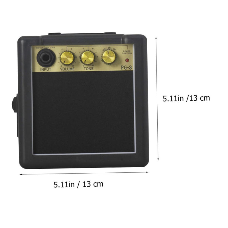 Happyyami Mini Guitar Amplifier Portable Compact Guitar Speaker Mini Loudspeaker for Acoustic and Electric Guitar