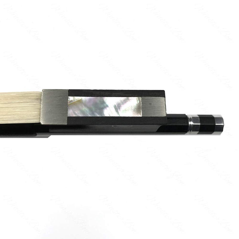 Carbon Fiber Violin Bow 1/2 Violin Bow Unbleached White Horse Hair Art No.VN108…