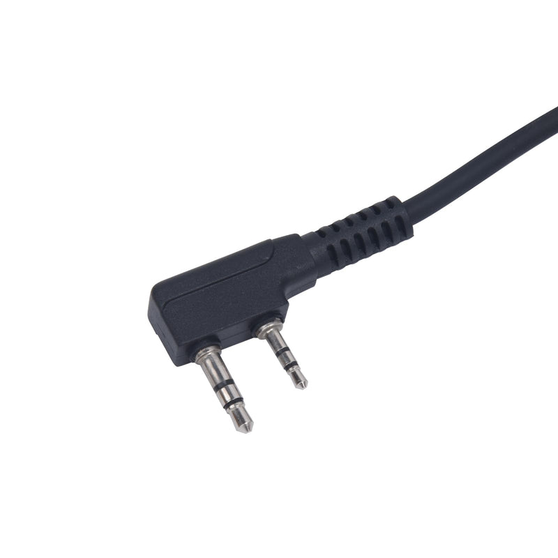 Universal K1 to 3.5mm Push-to-Talk Audio Adapter with One-touch PTT Button for Baofeng UV-5R UV-82 UV-82HP BF-888S BF-F8HP AR-152 Arcshell AR-5 &3.5mm Headsets with in-Line Mics