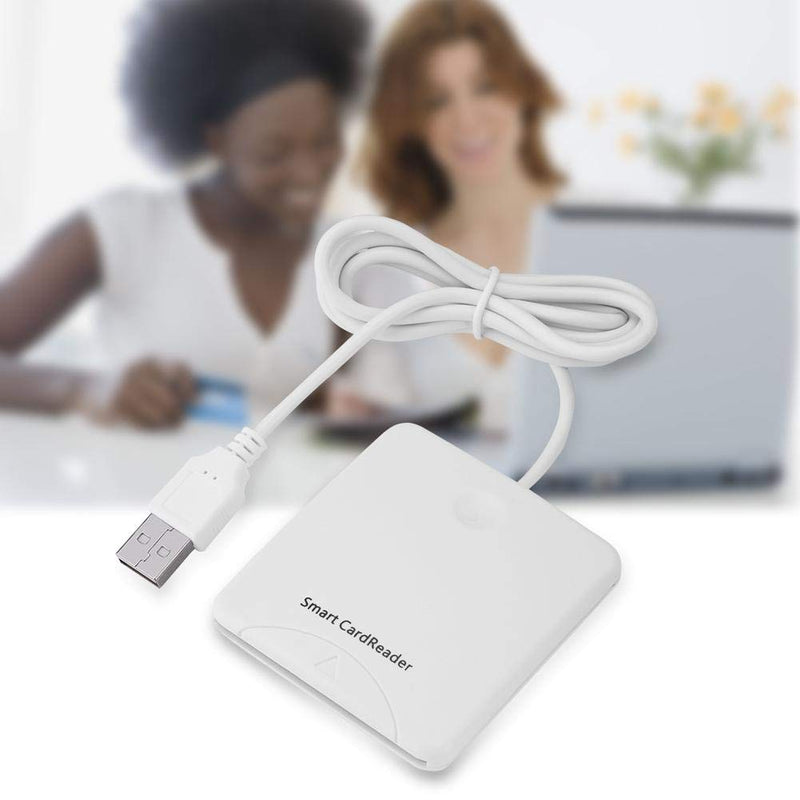 USB Smart Chip Reader,Portable USB Credit Card Reader,Full Speed Smart IC Mobile Bank Credit Card Readers for Supports Windows 98/me/2000/xp/vista/Win7(32bit&64bit), Mac OS X, Linux or Above System