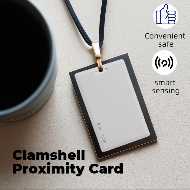 10 pcs 26 Bit Proximity Clamshell Weigand Prox Swipe Cards Compatable with ISOProx 1386 1326 H10301 Format Readers and Systems. Works with The Many of Access Control Systems 10